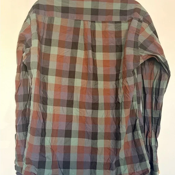 Ralph Lauren Green and Brown Plaid Shirt - Picture 6 of 6